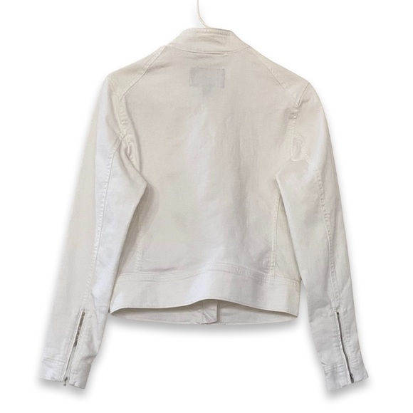 Banana Republic White Denim Jacket - Picture 2 of 8